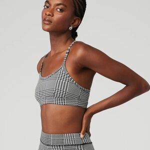 Alo Yoga Houndstooth Intrigue Bra